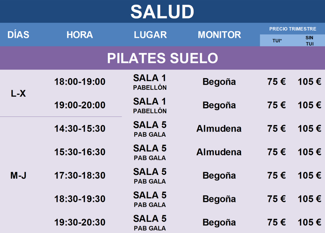 Horario_Pilates suelo